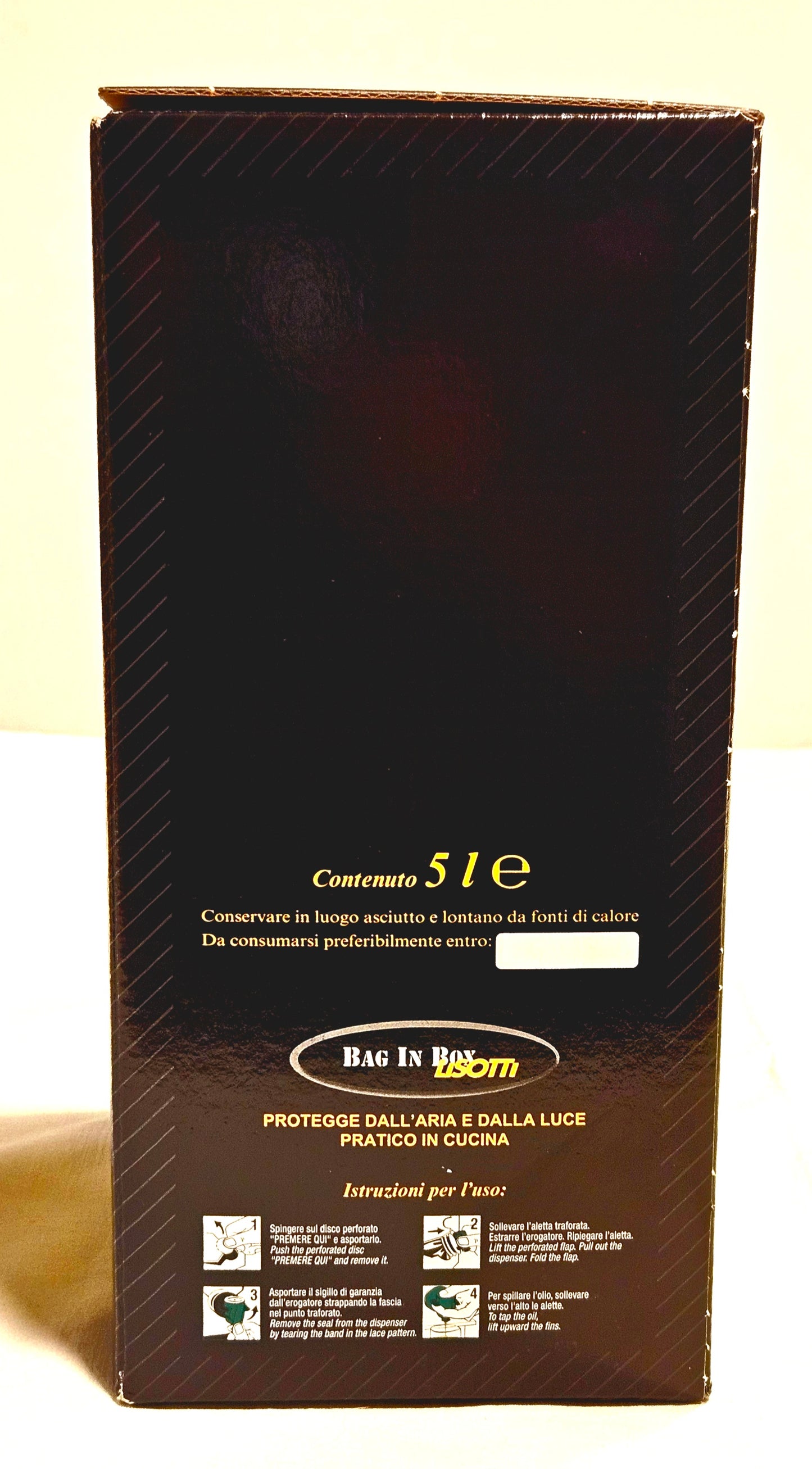 Italian Extra Virgin Olive Oil - BIO - 5 lt. (Bag-in-Box)