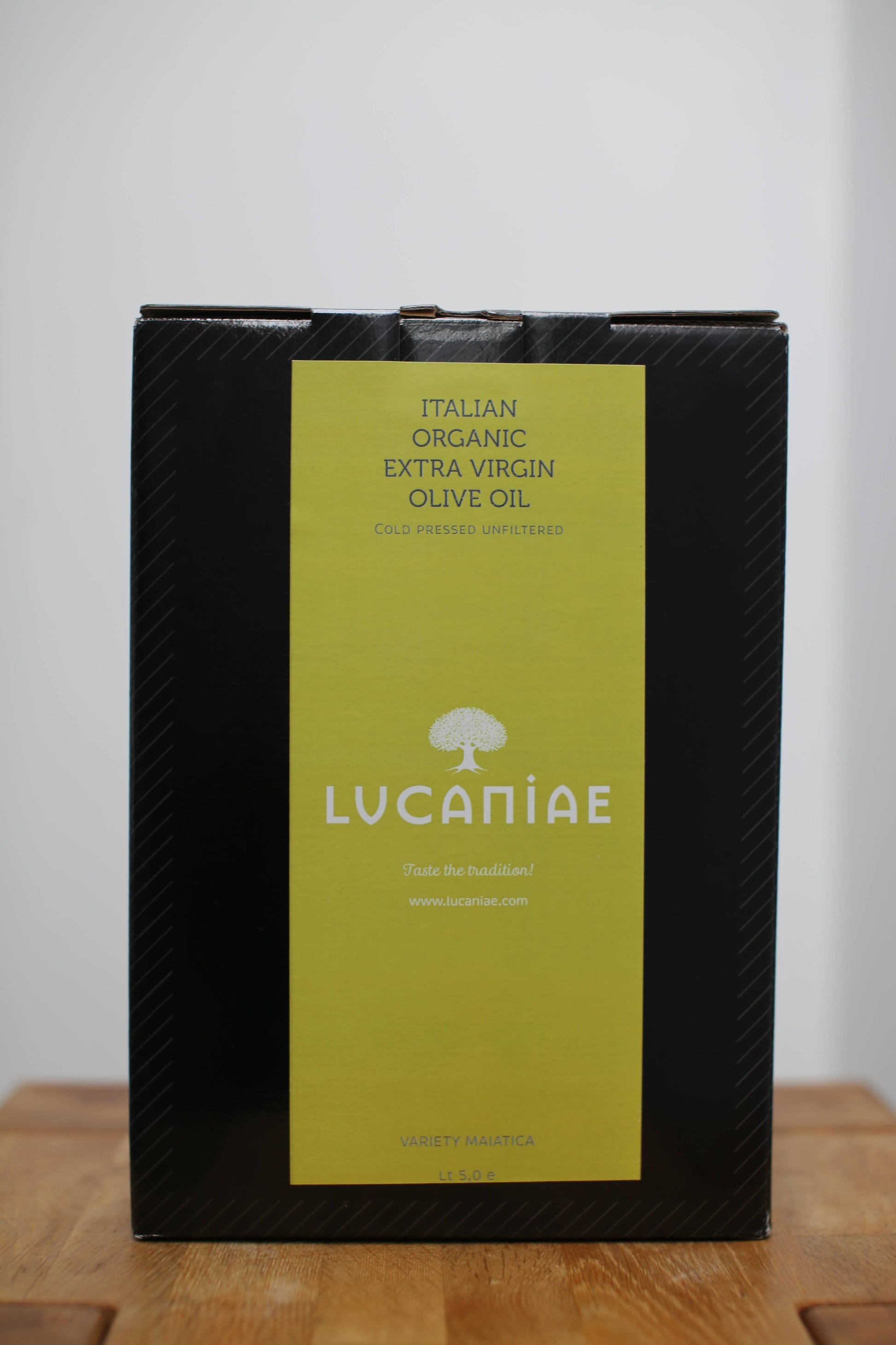 Lucaniae extra virgin olive oil 5.0 liters bag-in-box