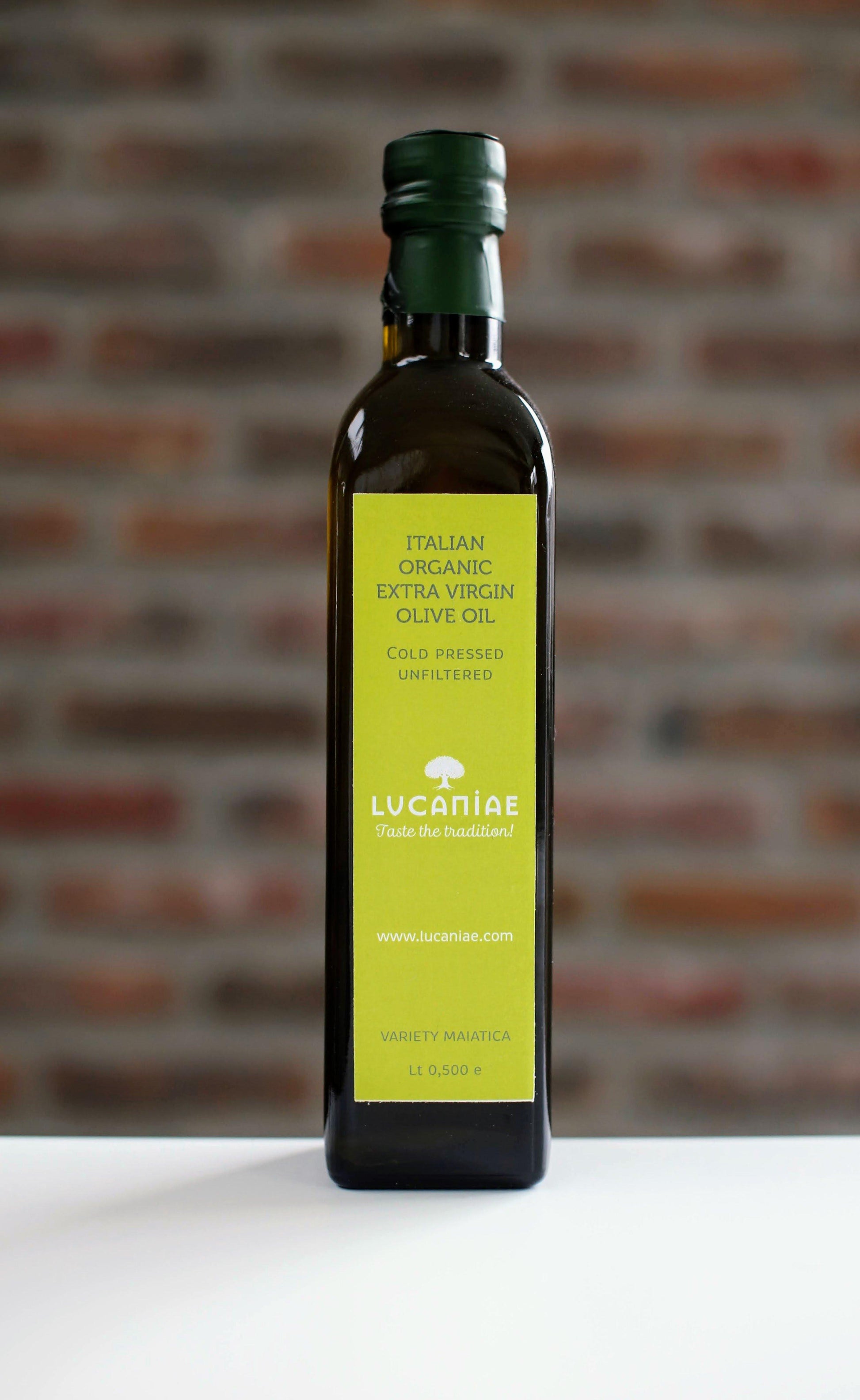 Italian Extra Virgin Olive Oil - BIO - 0.5 Lt. (Can) - Lucaniae